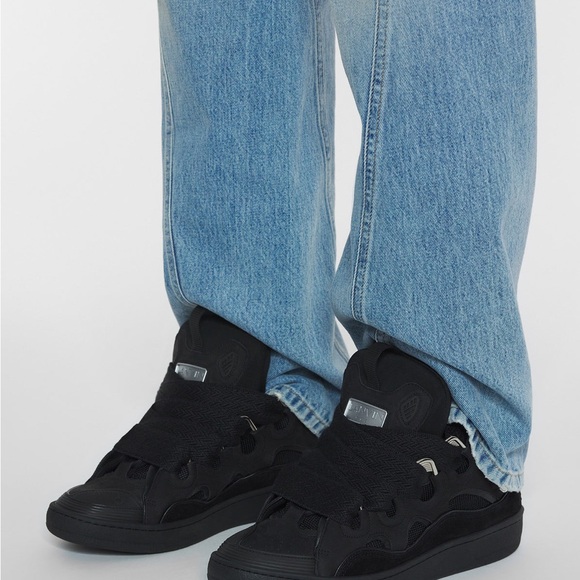 Lanvin Curb Skate Sneakers Mens Leather Suede Chunky 90s luxury streetwear 40/7 main image 11